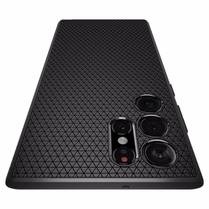 Spigen Liquid Air viedtālruņa apvalks Samsung Galaxy S22 Ultra - Matēts melns