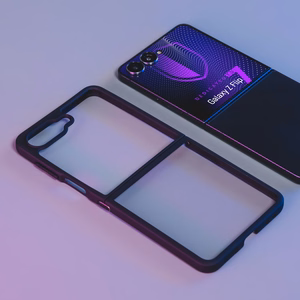 3mk Satin Armor Case+ для Samsung Galaxy Z Flip 7 - прозрачный чёрный