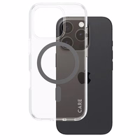 CARE by PanzerGlass Flagship viedtālruņa apvalks iPhone 16 Pro 6.3" melns/melns magnētiskais 1346