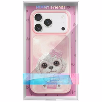 Nimmy Big Eyed Pet 2.0 Suņa viedtālruņa apvalks iPhone 17 Pro Max - rozā