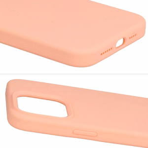 Silicone Lite viedtālruņa apvalks iPhone 17 Air persikains