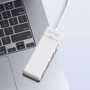 Orico PAPW4A-C3 USB Hub 4-port 4x USB-A 3.0 0.5 m - white