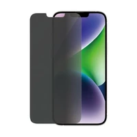 PanzerGlass Classic Fit privātuma antibakteriālais stikls iPhone 14 Plus/13 Pro Max