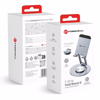 Forcell F-GRIP Fold Stand 3 360 galda turētājs - pelēks