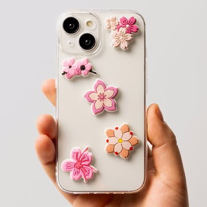 3D Sticker rozā blossom 5pcs set