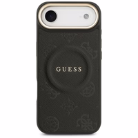 Guess Peony Hot Stamp MagSafe viedtālruņa apvalks iPhone Air – melns