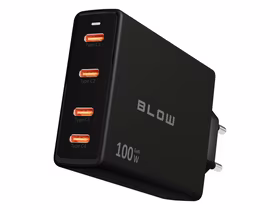 Wall charger USB-Cx4 PD 100W GAN melns