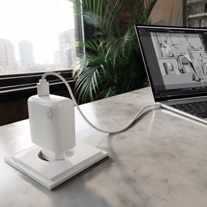 Puro PROLITE 45W USB-C sienas lādētājs - balts