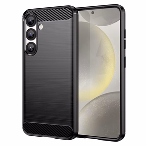 Ogļu apvalks Samsung Galaxy S24 melns