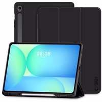 TechProtect SmartCase Pen planšetdatora apvalks Samsung Galaxy Tab S10 FE+ 13.1 X620 / X626B - melns