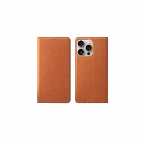 HDD Magnetic Wallet Case Samsung A576 A57 5G brūns