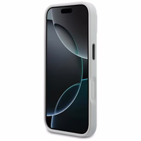 Karl Lagerfeld IML Glitter KL Diamond Logo maciņš for iPhone 17 Pro - sudraba