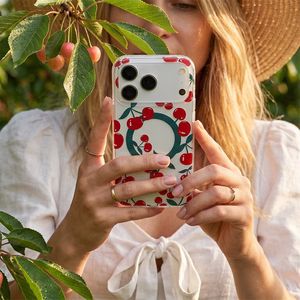 Cherry Mag maciņš paredzēts iPhone 16 Pro Max 6,9" caurspīdīgs