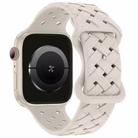 Beline Siksniņa Apple Watch Silicone Woven 42/44/45/49mm smilšu