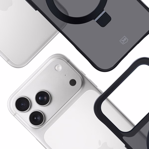3mk Smoke Case Mag&Stand for iPhone 17 Pro - Black