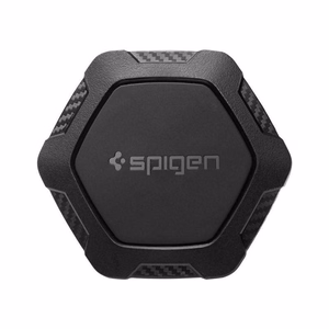 Spigen QS11 Magnētiskais auto gaisa ventilācijas telefona turētājs - melns