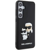 Karl Lagerfeld case for Samsung Galaxy S24 Plus KLHCS24M3DRKCNK black HC 3D RUBBER KC NFT