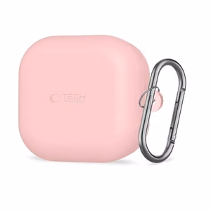 Tech-Protect Silikona Hook Maciņš for Samsung Galaxy Buds 4 / 4 Pro - rozā