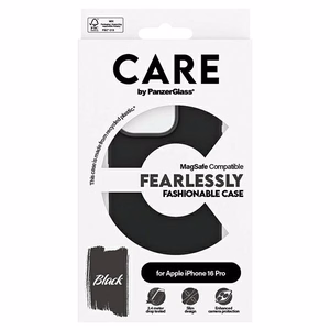 CARE by PanzerGlass modes viedtālruņa apvalks iPhone 16 Pro 6.3" melns Magnētiskais 1378
