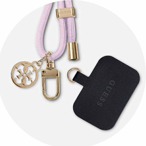 Guess GUOUCNMG4EU Universal CBDY Cord ремешок сиреневый/lila Nylon 4G Metal Charm