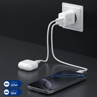 Spigen Essential EE202EU 20W sienas ladetajs - Balts