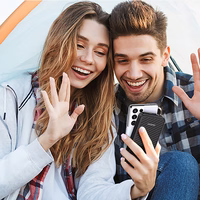 Dudao K11 10000mAh portatīvais lādētājs ar iebūvētiem kabeļiem - melna