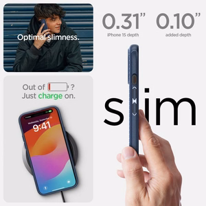 Spigen Mag Armor viedtālruņa apvalks ar MagSafe iPhone 15 Plus - matēts melns