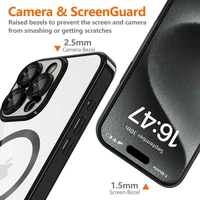 Tech-Protect MagFlex Magnētiskais iPhone 16 Pro viedtālruņa apvalks - melns