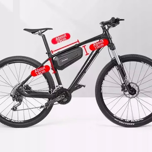 Rockbros B67 ūdensizturīga velosipēda rāmja soma - melns