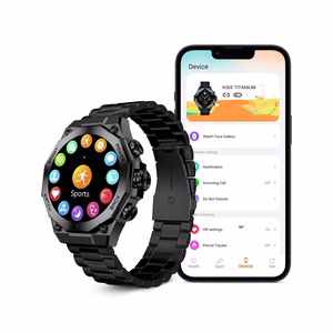 Ksix Smartwatch TITANIUM viedpulkstenis, melns, 1.43" AMOLED, IP67