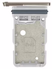 SIM kartes turētājs Samsung S918 S23 Ultra Dual Cream Beige oriģināls (servisa iepakojums)