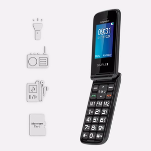 Krüger&Matz Simple 931 4G mobilais tālrunis senioriem
