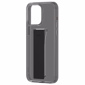 Uniq viedtālruņa apvalks Heldro Mount ar statīvu iPhone 15 Pro 6.1" dūmakains