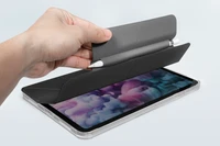 LAUT Huex Folio vāciņš ar Apple Pencil turētāju iPad 10.9" (10. paaudzei) – melns