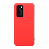 Crong Color Cover maciņš Huawei P40 (sarkans)