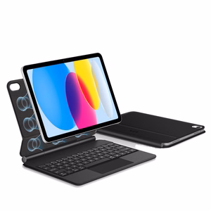 Tech-Protect Smartcase Magnētiskais ar tastatūru iPad 10.9” 2022 / iPad 11” 2025 - Melns