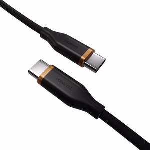 Duracell USB-C savienojuma kabelis (DRU8020A) – 2 m, USB-C ↔ USB-C