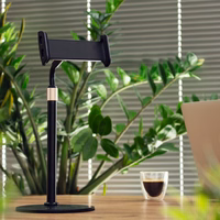 Wozinsky planšetdatora un tālruņa galda statīvs melns (WTHBK4)