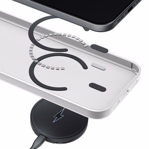 3mk Smoke MagCase futrālis iPhone 17 Pro - Balts - caurspīdīgs