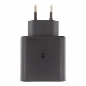Lādētājs Samsung Super Fast Charging (Type-C) EP-TA845 45W, juodas, no logo