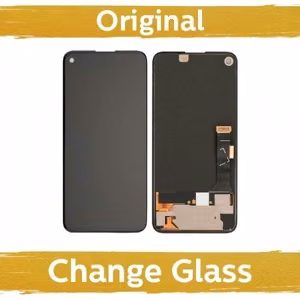 LCD displejs saderīgs ar Google Pixel 4A 5G melns (Atjaunots: China)