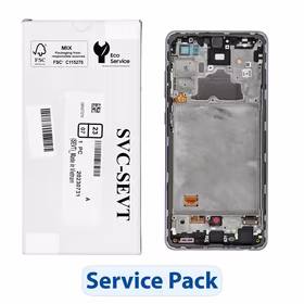 Komplekts LCD ekrāns SAMSUNG A72 A725F GH82-25460C violeta