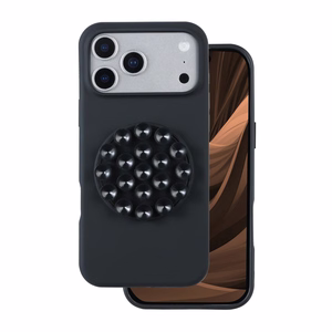 Силиконовый Stick Чехол для iPhone 17 Pro Max 6,9" чёрный