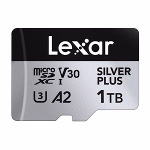 Lexar High-Performance Silver Plus microSDXC atmiņas karte 1 TB + adapteris