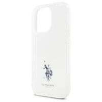 US Polo USHCP15XUSMT iPhone 15 Pro Max 6.7" Caurspīdīgs/Transparent IML Drukāts Dubultais Zirga Logotips
