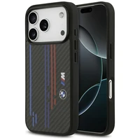 Viedtālruņa apvalks BMW M Kevlar Lines & Logo MagSafe Case for iPhone 17 Pro - melns