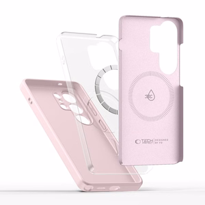 Tech-Protect Silikona MagSafe Maciņš for Samsung Galaxy S26 Ultra - rozā