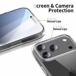 Tech-Protect FlexAir Hybrid viedtālruņa apvalks iPhone 17 Pro - caurspīdīgs