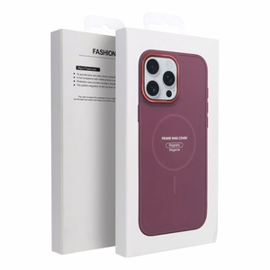 Case for Samsung A27 Frame Mag Cover compatible with MagSafe purple