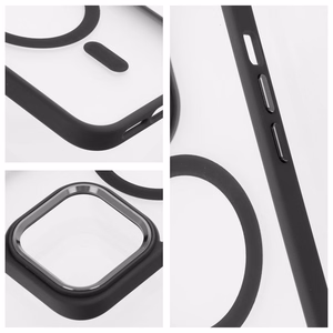Чехол для iPhone 17 Matte Mag Cover совместимый с MagSafe чёрный